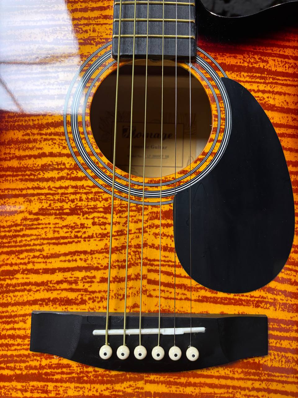 Акустическая Гитара в Тигровой Расцветке - изображение 8