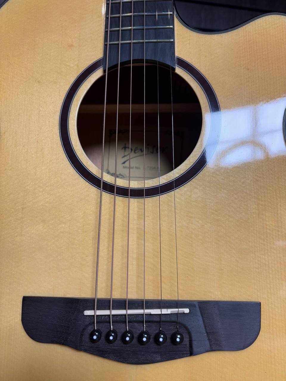 Акустическая гитара Deviser из Ели - изображение 8