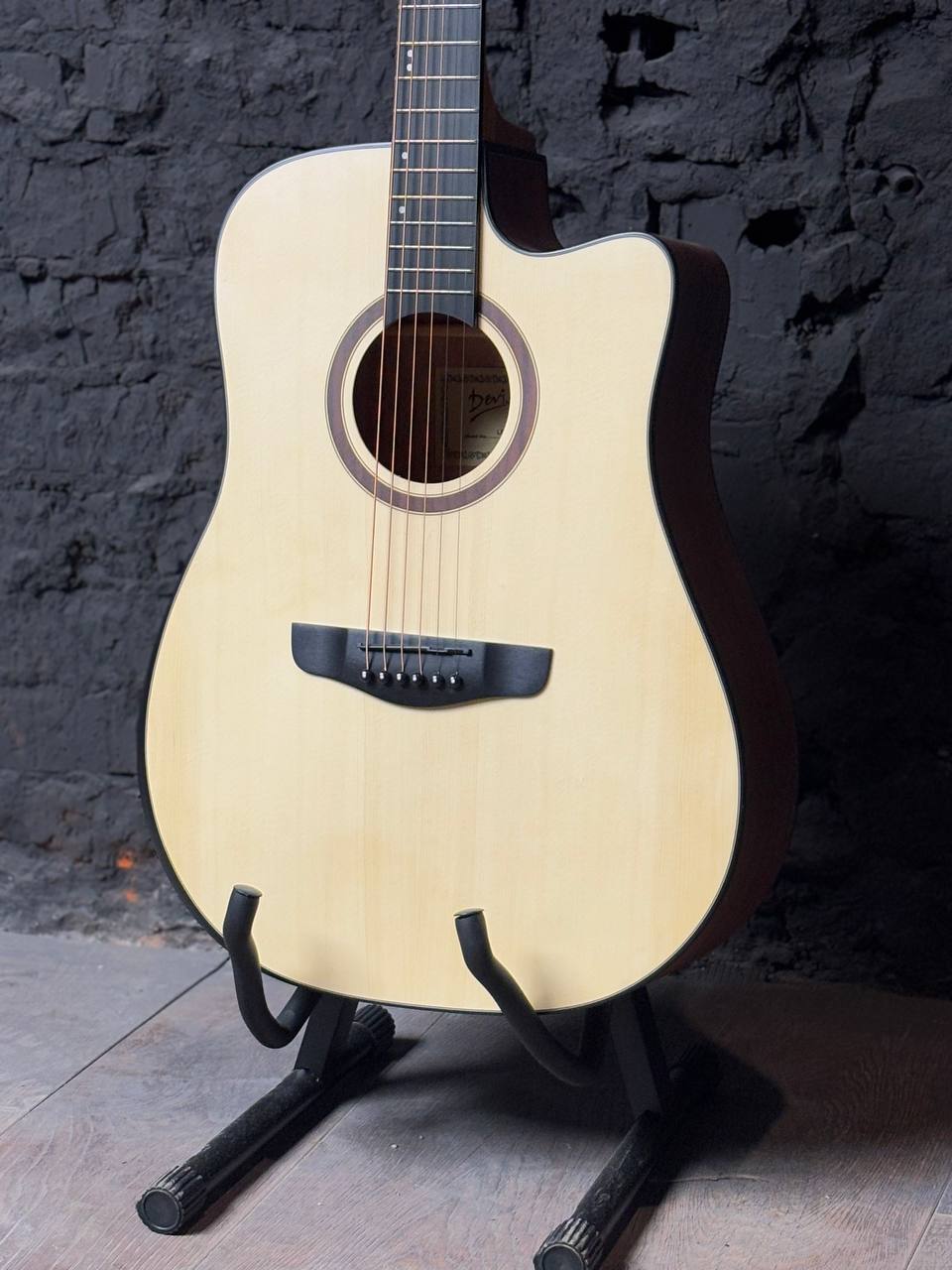 Акустическая гитара Дредноут из Ели с Чехлом - изображение 3